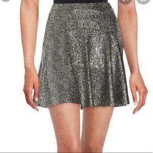 Sparkly skater skirt